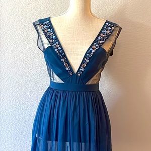 ASOS Petite Dark Blue Dress